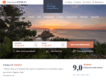 Tablet Screenshot of parkhotelsanjorge.com